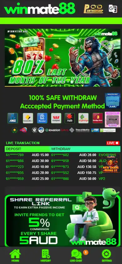Winmate88 Login Official Rewards: An Australian Player’s Review