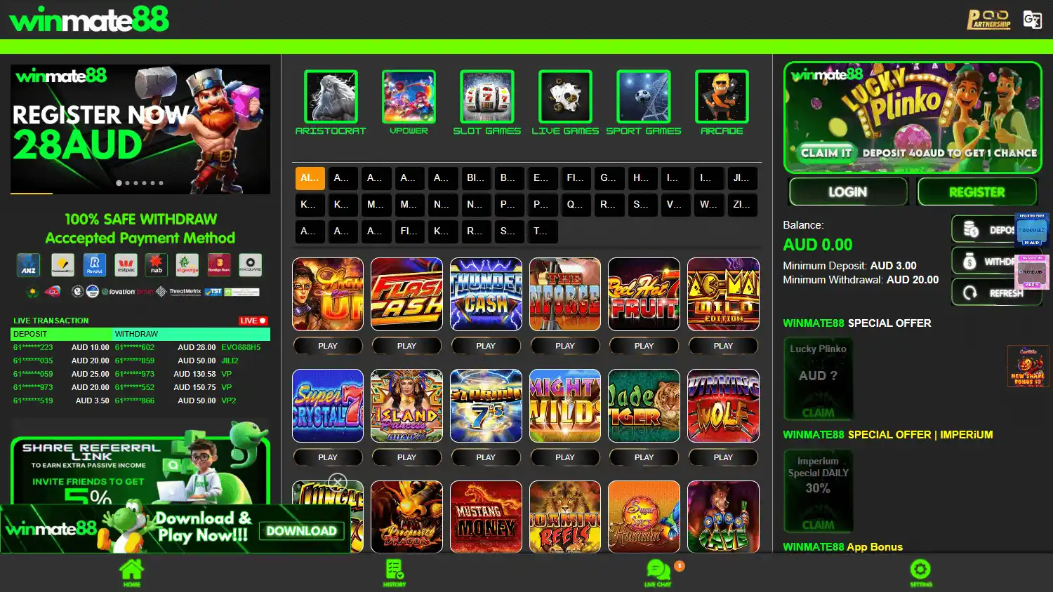 Winmate88 Casino Australia Login Experience: A Review for Aussie Players